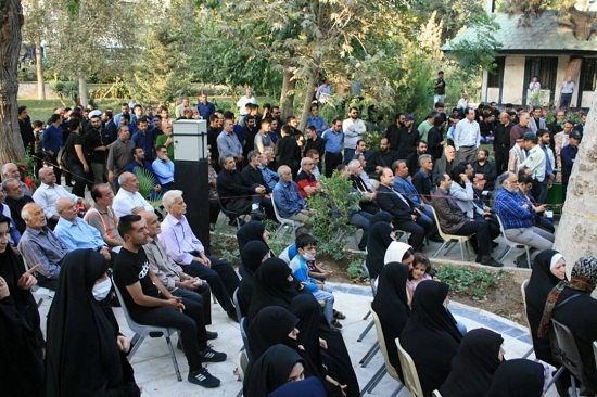آیین افتتاح یادمان مزار شهدای گمنام در بوستان رضوان