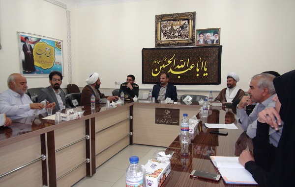 جلسه هم اندیشی بمنظور برگزاری هرچه باشکوه تر مراسم اربعین حسینی در شهرستان انار