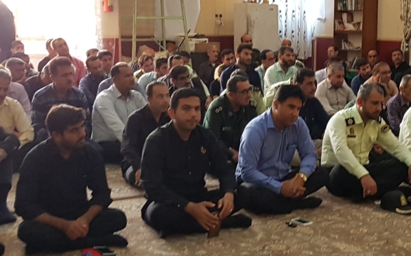 مراسم تجدید میثاق بسیجیان با شهداء شهرستان دیلم