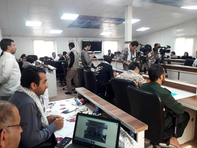 نشست خبری با محوریت اربعین در مرز مهران