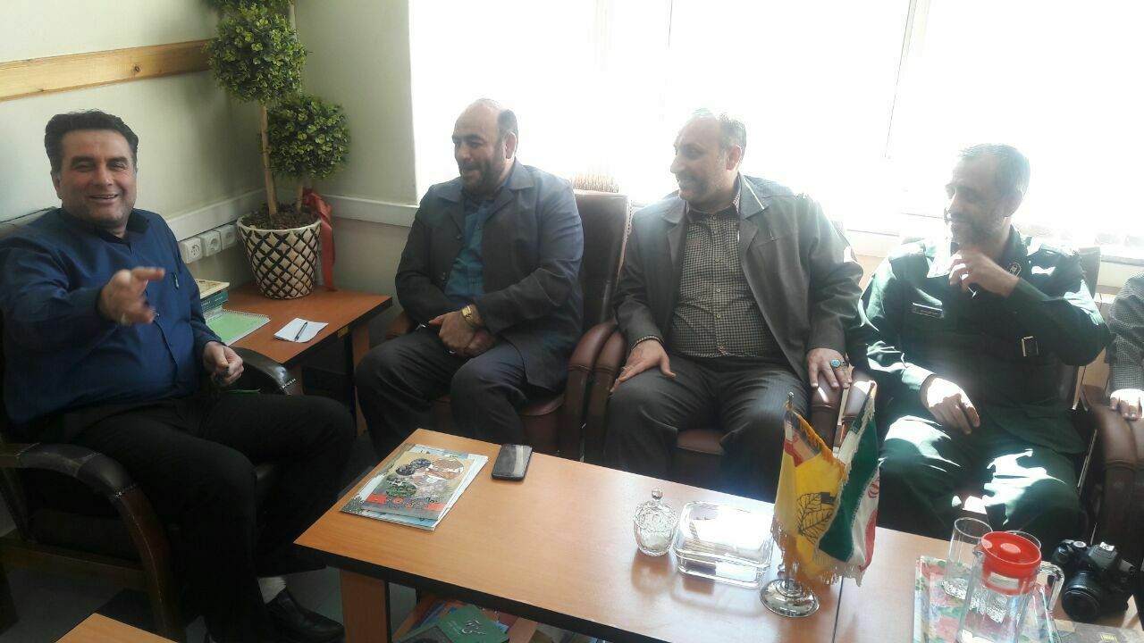 دیدار فرمانده بسیج ادارات استان سمنان با  مدیر کل دخانیات استان در شاهرود