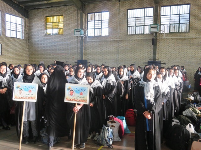 اعزام چهارمین کاروان راهیان نور دانش آموز دختر اردبیلی به مناطق عملیاتی