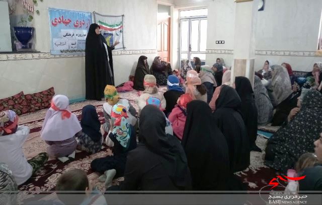 برگزاری اردوی جهادی نیم روزه بسیجیان در روستای سولیجه