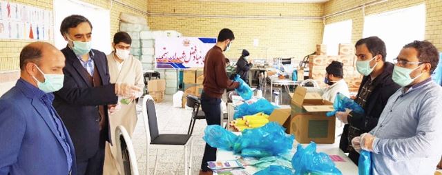 اهدا ۱۰ هزار بسته آموزشی و بهداشتی از طرف بنیاد فضل شهیدان رستمی اسدآباد