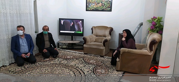 دیدار فرمانده سپاه کربلا با خانواده شهدا در نوشهر