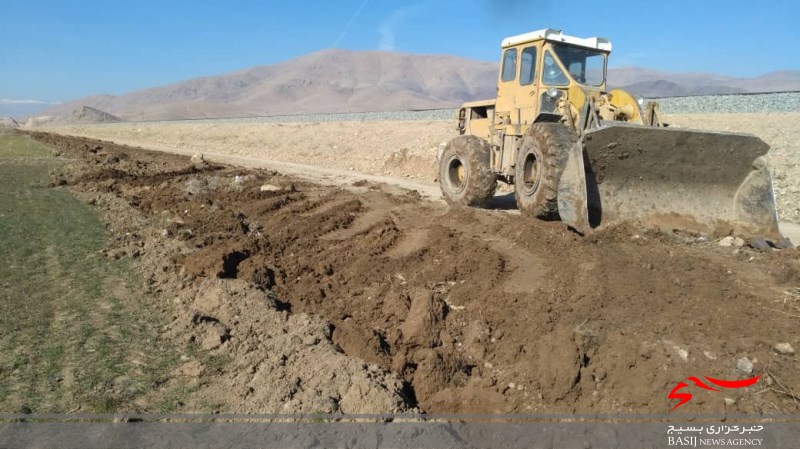 بهره‌مندی مردم روستای بره فراخ نهاوند از آب آشامیدنی سالم