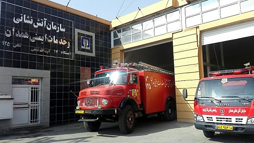 انجام 28 عملیات طی 24 ساعت گذشته توسط آتش‌نشانان همدان