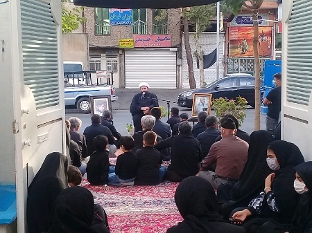 اقامه عزای سیدالشهداء (ع) در منزل شهید جهانبخش