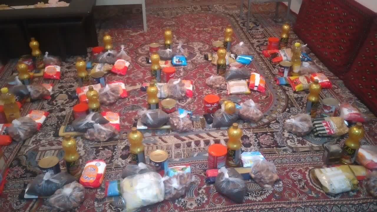 تهیه و توزیع ۴۰ بسته معیشتی در محله اسلامی شهرک شهید بهشتی شاهرود