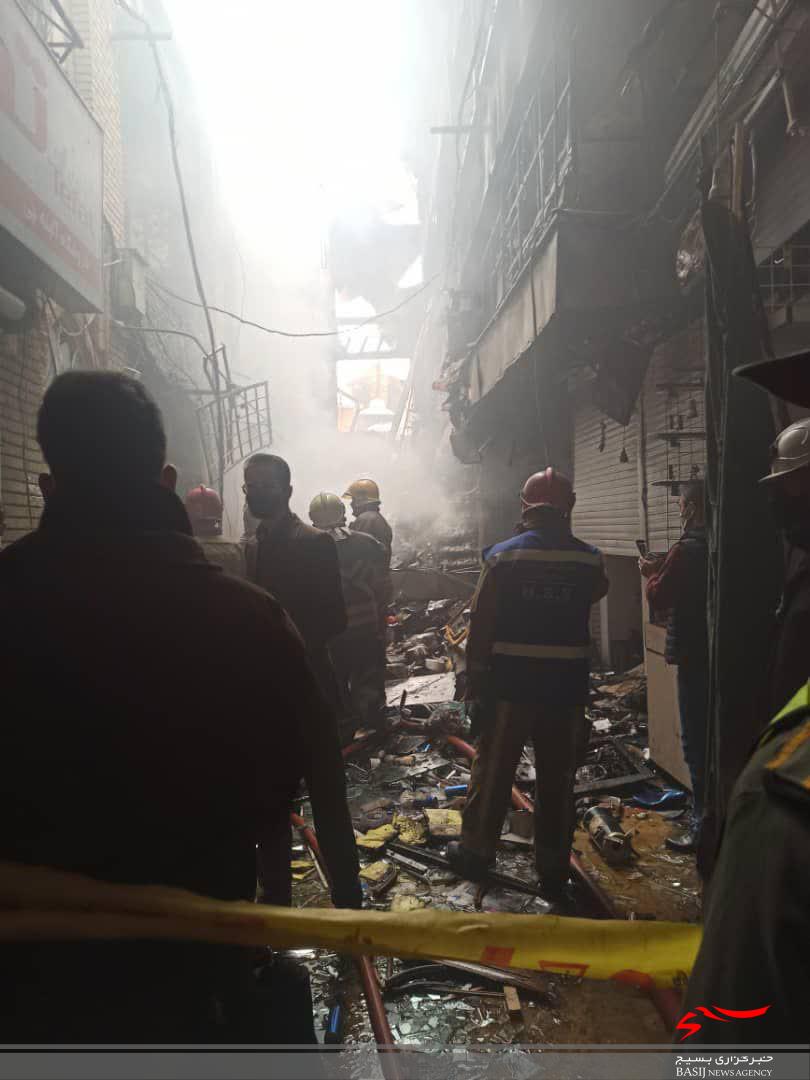 ۶۰ واحد صنفی بازار تهران در آتش سوختند/ خسارت دیدگان بیمه ندارند