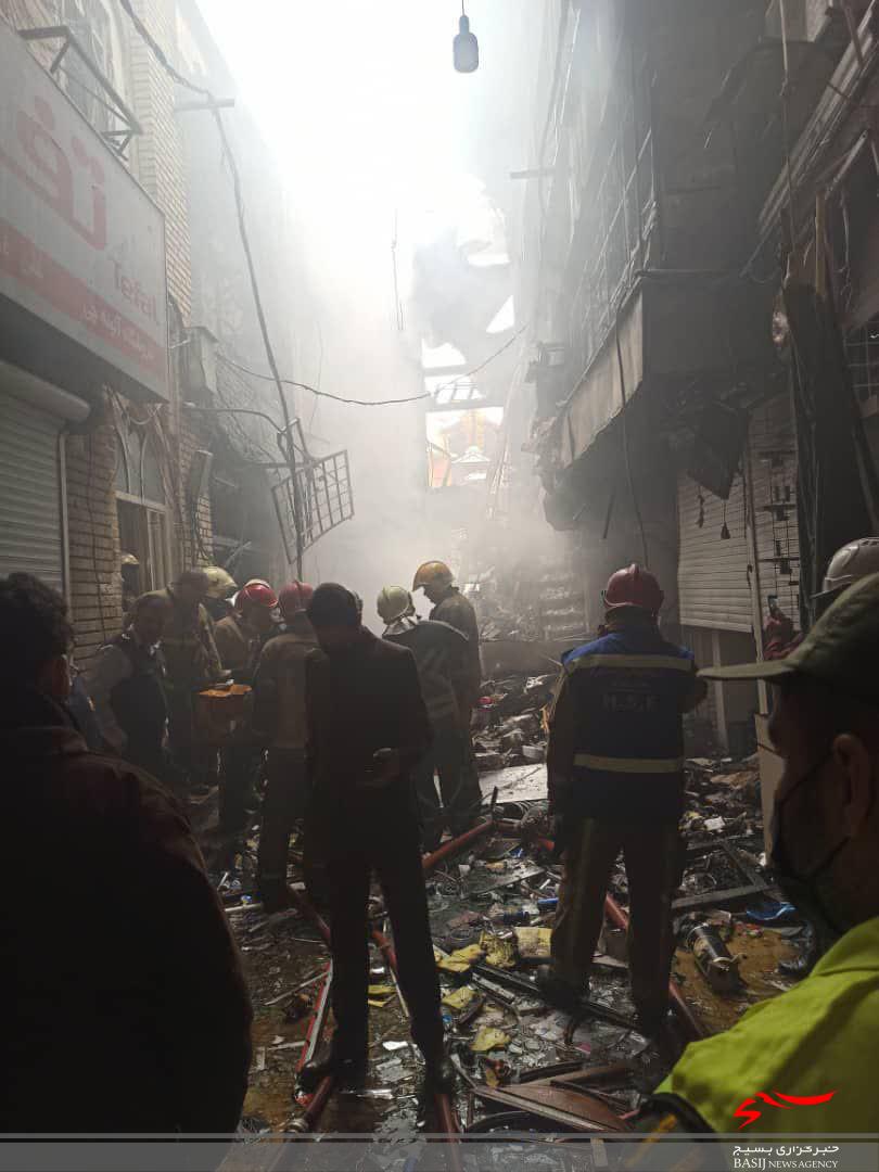 ۶۰ واحد صنفی بازار تهران در آتش سوختند/ خسارت دیدگان بیمه ندارند