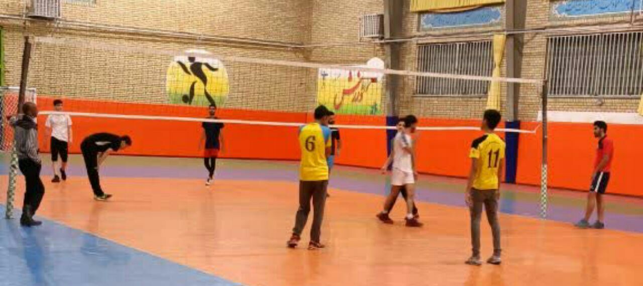برگزاری مسابقه والیبال بسیج در شاهرود