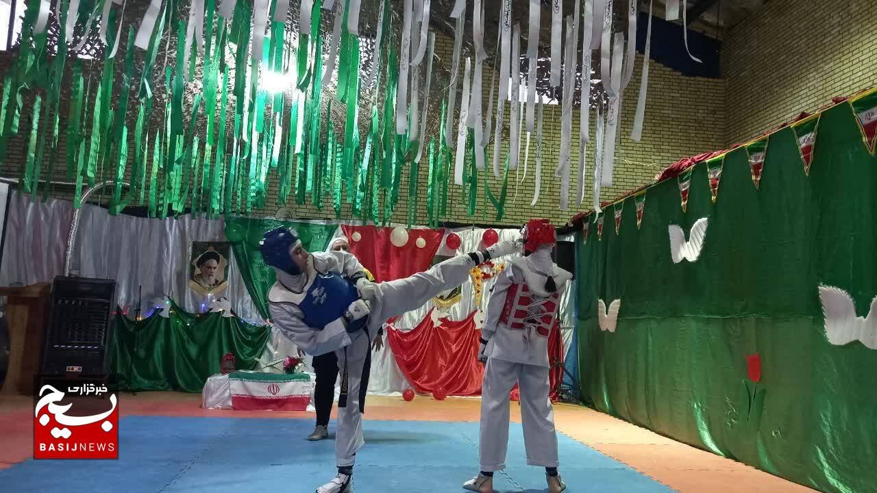 جالب ترین مسابقات تکواندو بسیج بانوان سپاه فتح در یاسوج