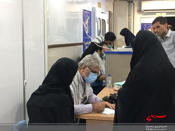 ارائه خدمت به 800 زلئر اربعین در بیمارستان سیار شهید محلاتی تبریز