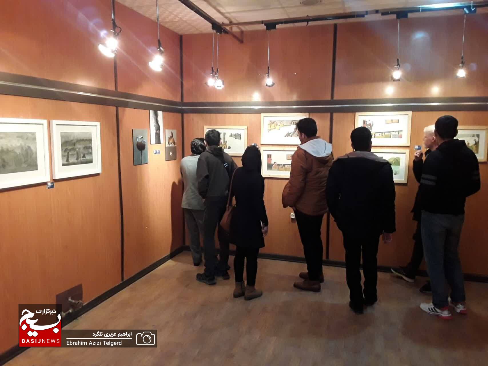 جشنواره هنرهای تجسمی فجر در یاسوج افتتاح شد