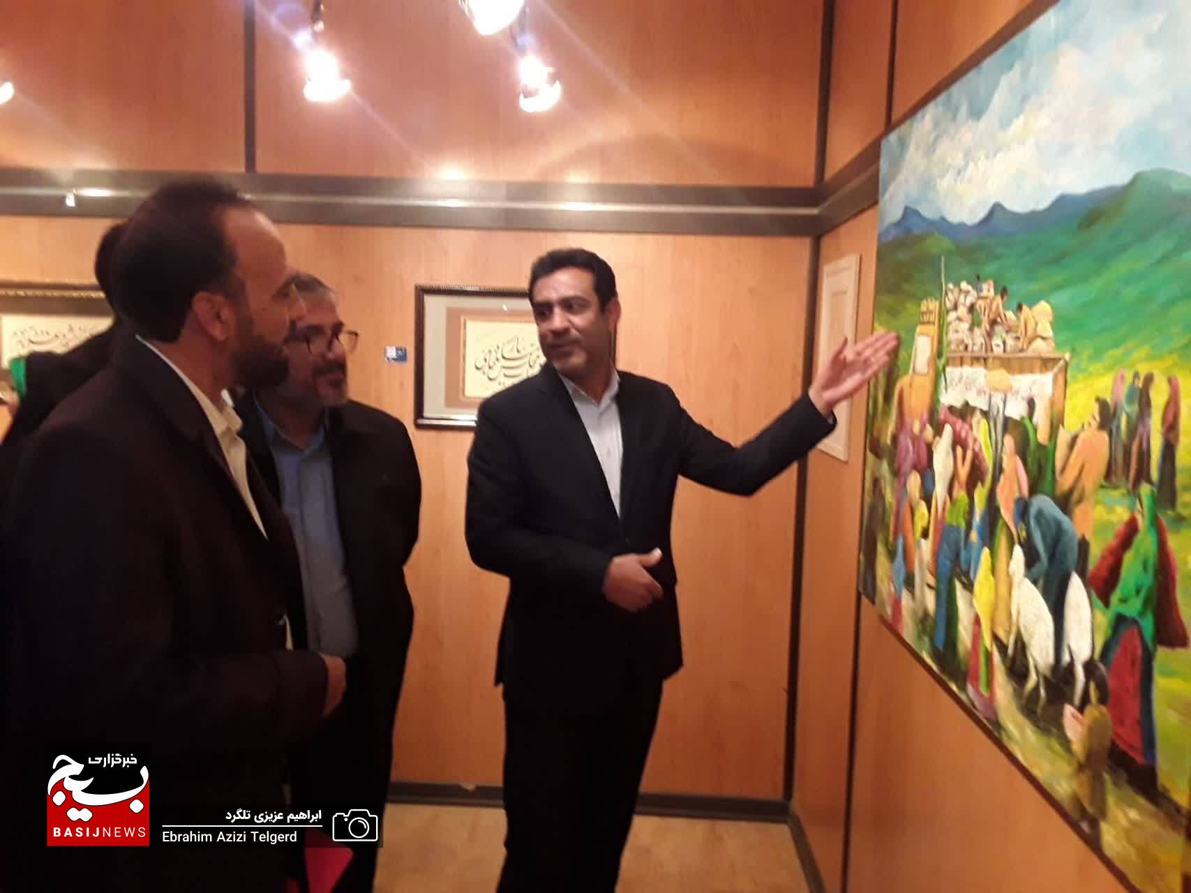 جشنواره هنرهای تجسمی فجر در یاسوج افتتاح شد