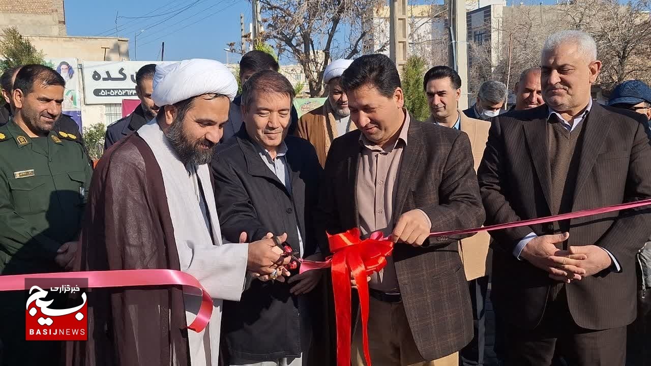 ‌افتتاح  ۹ پروژه عمرانی شهرداری تربت جام گرامیداشت دهه فجر