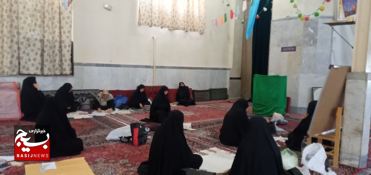 برگزاری کلاس مهارت‌آموزی خیاطی در پایگاه حضرت زینب(ع)روستای طایقان قم
