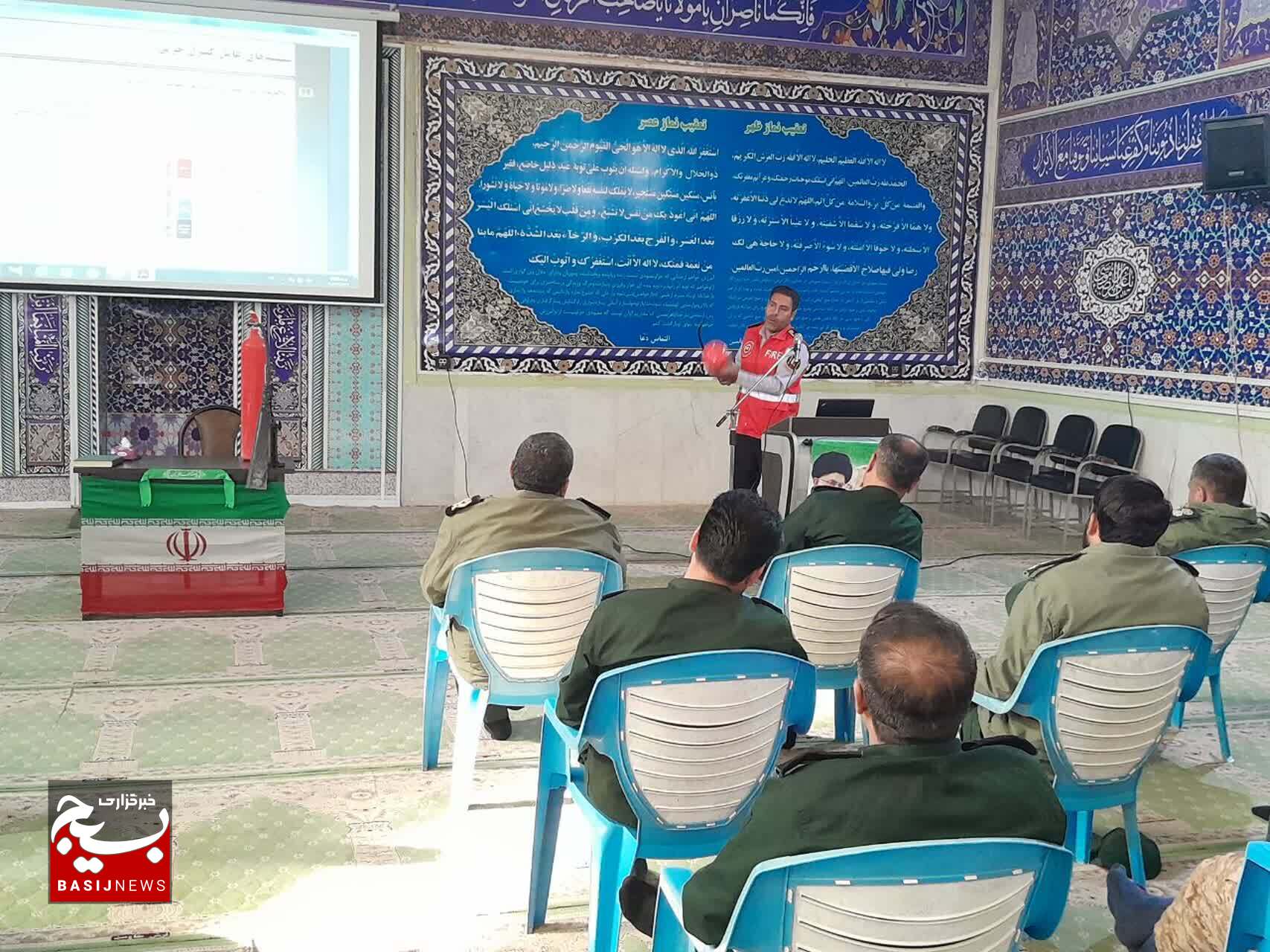 برگزاری کارگاه‌ آموزشی اطفاء حریق در تیپ ۴۸ فتح کهگیلویه و بویراحمد + (تصاویر)