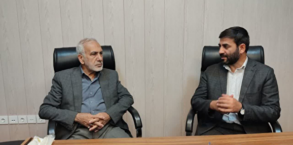 نشست دکتر حسن پور با مهندس خاکسار دبیر ستاد توسعه روابط اقتصادی ایران و سوریه