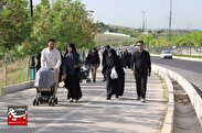 همایش پیاده روی خانواده در قزوین برگزار شد