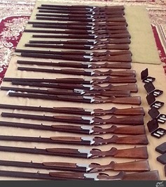 سلاح های کشف شده ساخت کشور ترکیه بوده اند.