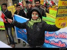 حضور پرشور مردم سامان در راهپیمایی 22 بهمن