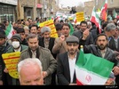 حضور پرشور مردم سامان در راهپیمایی 22 بهمن