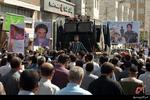 مراسم تشییع شهید مدافع حرم حکیم عزیزی در کرج