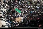 مراسم تشییع شهید مدافع حرم حکیم عزیزی در کرج