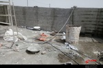 ساخت دیوار منزل مسکونی مادر شهید مدافع حرم بامری 