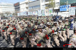 مراسم رژه نیرو‌های مسلح اردبیل به مناسبت روز ارتش