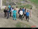 کوهپیمائی کارکنان سپاه هوراند به قلعه هوراند 