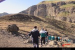 صعود کارکنان سپاه بستان آباد به قلعه ضحاک هشترود‎ 