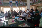 غبار روبی و عطر افشانی گلزار شهدا شهرستان چابهار به مناسبت هفته امر به معروف و نهی از منکر