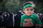 حضور کودکان حسینی در مراسم سوگواری عاشورا