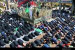 عزاداری حسینی و نماز ظهر عاشورا در منطقه رجایی شهر کرج
