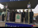 صبحگاه مشترک نیروهای مسلح شهرستان چگنی به مناسبت هفته نیروی انتظامی