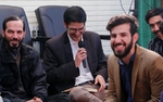 دیدار مسئولین حوزه‌های بسیج دانشجویی دانشگاه‌های استان البرز با آیت الله حسینی همدانی