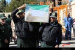 وداع با پیکر پاک شهدای پاسدار در حمله تروریستی جاده خاش-زاهدان