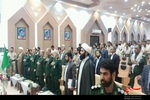 مراسم افتتاح ۱۵۰ پروژه بسیج سازندگی به مناسبت سالروز تاسیس بسیج سازندگی در محل سالن همایش شهید فارسی ناحیه مقاومت بسیج شهرستان زابل