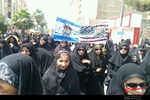 سلام حضور پر شور طلاب حوزه علمیه حضرت نرجس خاتون سلام الله در راهپیمایی روز قدس