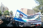سلام حضور پر شور طلاب حوزه علمیه حضرت نرجس خاتون سلام الله در راهپیمایی روز قدس
