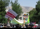 راهپیمایی مردم انقلابی خمینی شهر در روز قدس