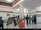 بازدید بسیجیان سامانی از نمایشگاه عکس شهدا در مجتمع غدیر شهرکرد