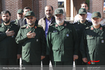 ادای احترام رئیس سازمان بسیج مستضعفین به شهدای اردبیل