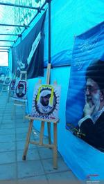 افتتاح نمایشگاه دفاع مقدس در شهرستان نظرآباد
