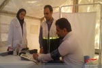 پوشش امدادی پزشکان سازمان بسیج جامعه پزشکی سپاه سلمان در سطح استان در محل راهپیمایی۱۳آبان
