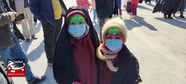 حماسه حضور مردم شهر فرادنبه در راهپیمایی 22 بهمن