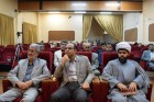 اساتید دانشگاههای نیشابور جهت اجرای فرمان آتش به اختیار در یک سنگر جمع شدند
